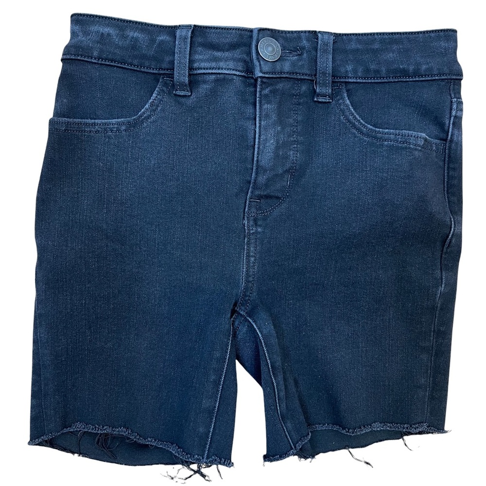 American Eagle Womens Shorts size 0 The Dream Jean Black Denim Bermuda